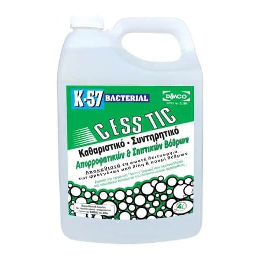 K57 BACTERIAL CESS-TIC - Καθαριστικό Απορροφητικών & Σηπτικών Βόθρων 4 L