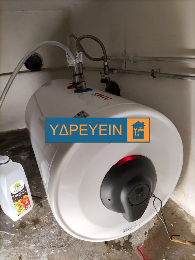 Υδραυλικος Αλλαγή θερμοσίφωνα ELCO DURO GLASS www.idrevin.gr